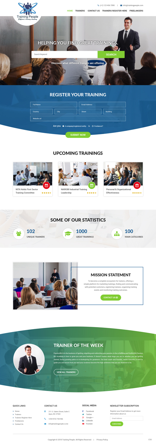 Web Design by pb for LecturePlus | Design #19277281