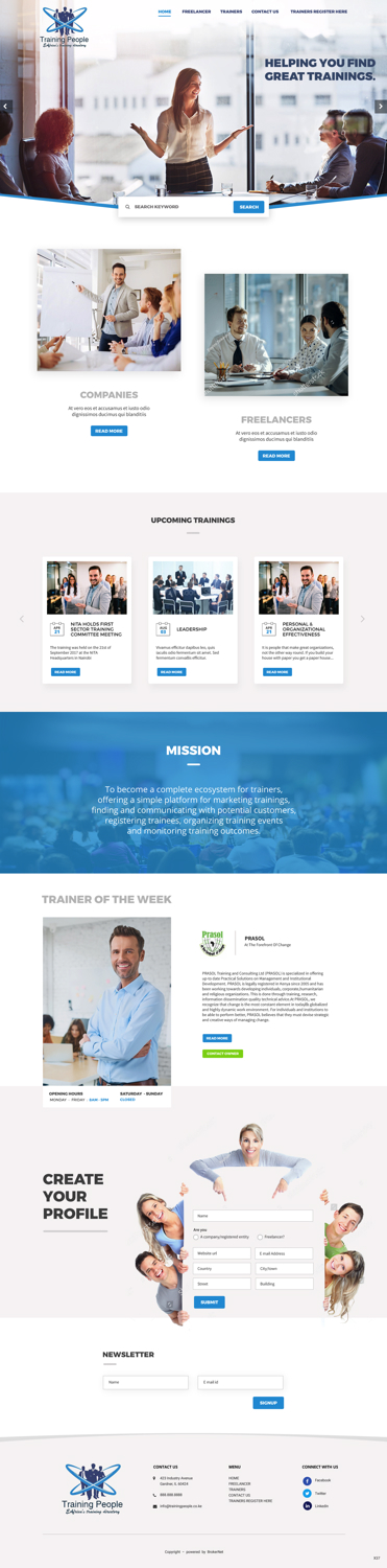 Web Design by pb for LecturePlus | Design #19277291
