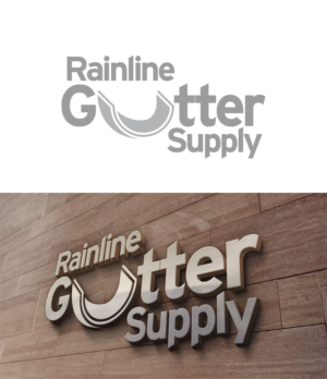 Logo Design by trufya for Rainline Gutter Supply | Design: #19288332