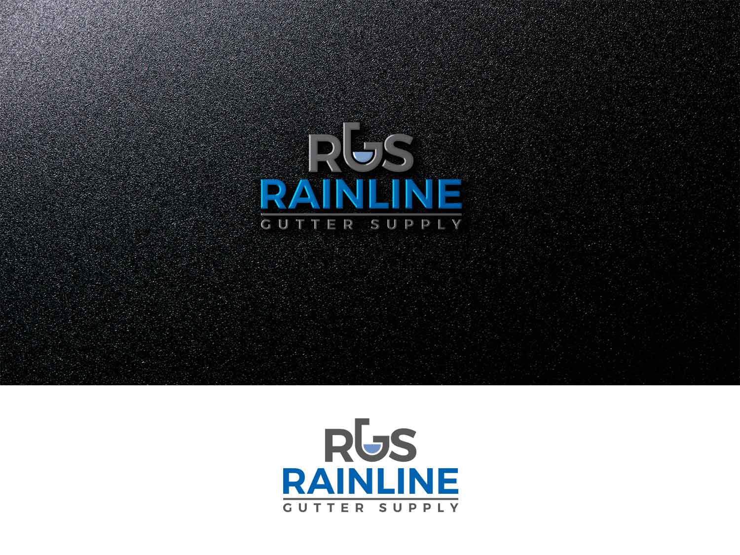 Diseño de Logo por baki99 para Rainline Gutter Supply | Diseño #19268951