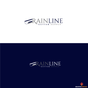Rainline Gutter Supply  | Logo Design by Graphic Bricks