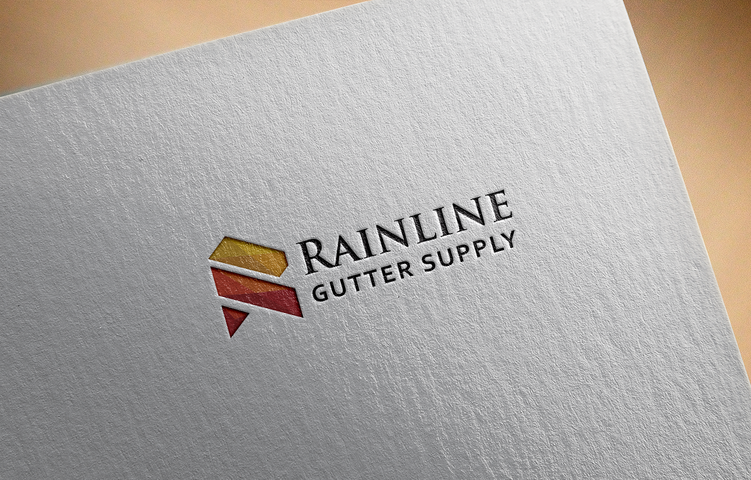 Logo-Design von deku für Rainline Gutter Supply | Design #19268797