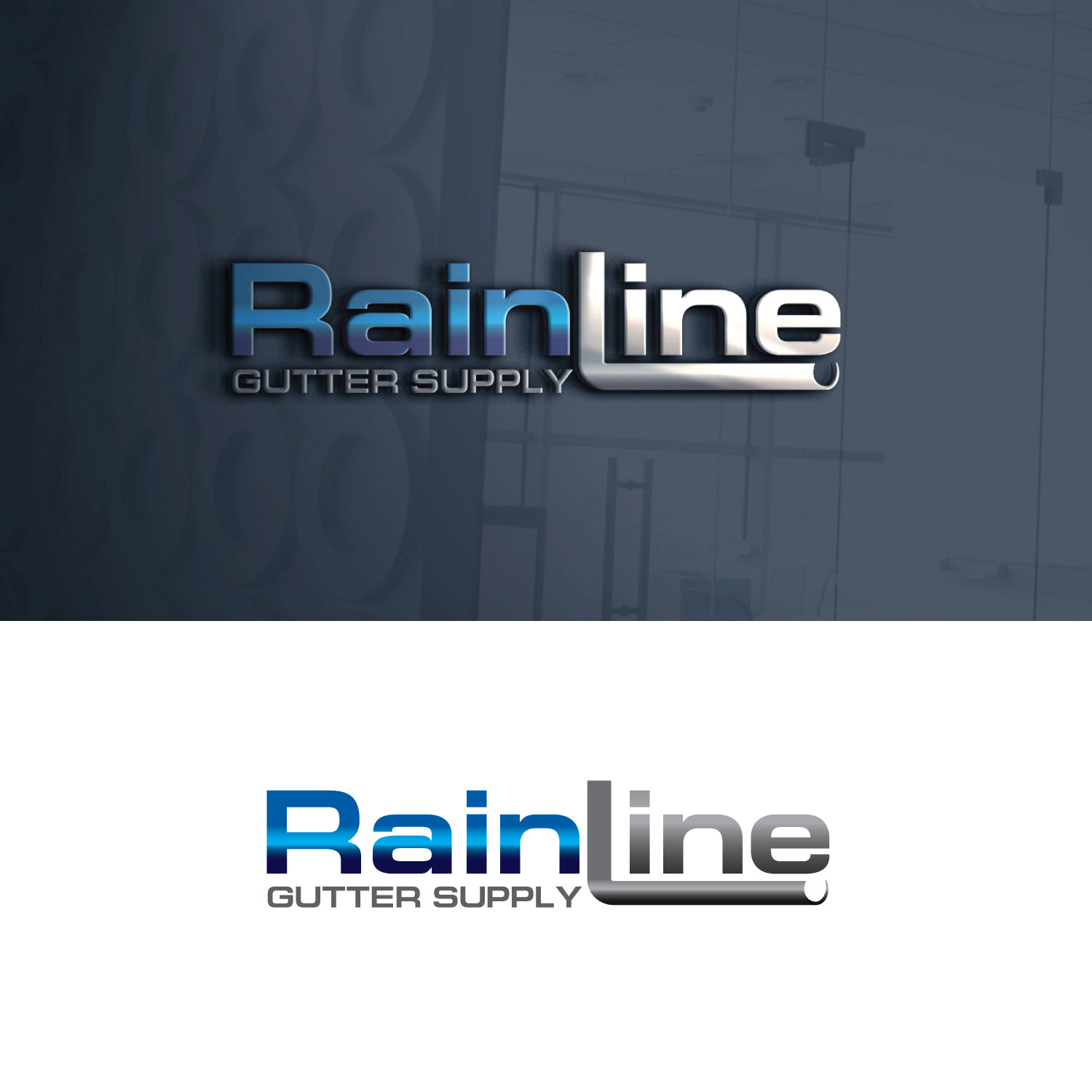 Design de Logo par concepts pour Rainline Gutter Supply | Design #19284003