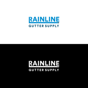 Logo Design by Basksh Designs for Rainline Gutter Supply | Design: #19270449
