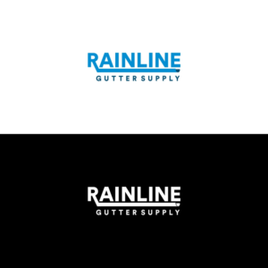 Logo Design by Basksh Designs for Rainline Gutter Supply | Design: #19270451