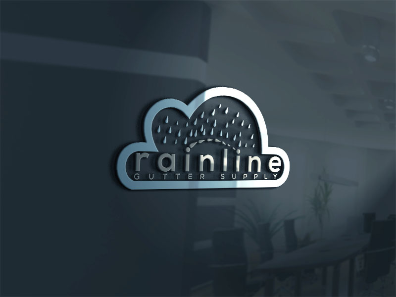 Logo-Design von axel xhone 2 für Rainline Gutter Supply | Design #19272950