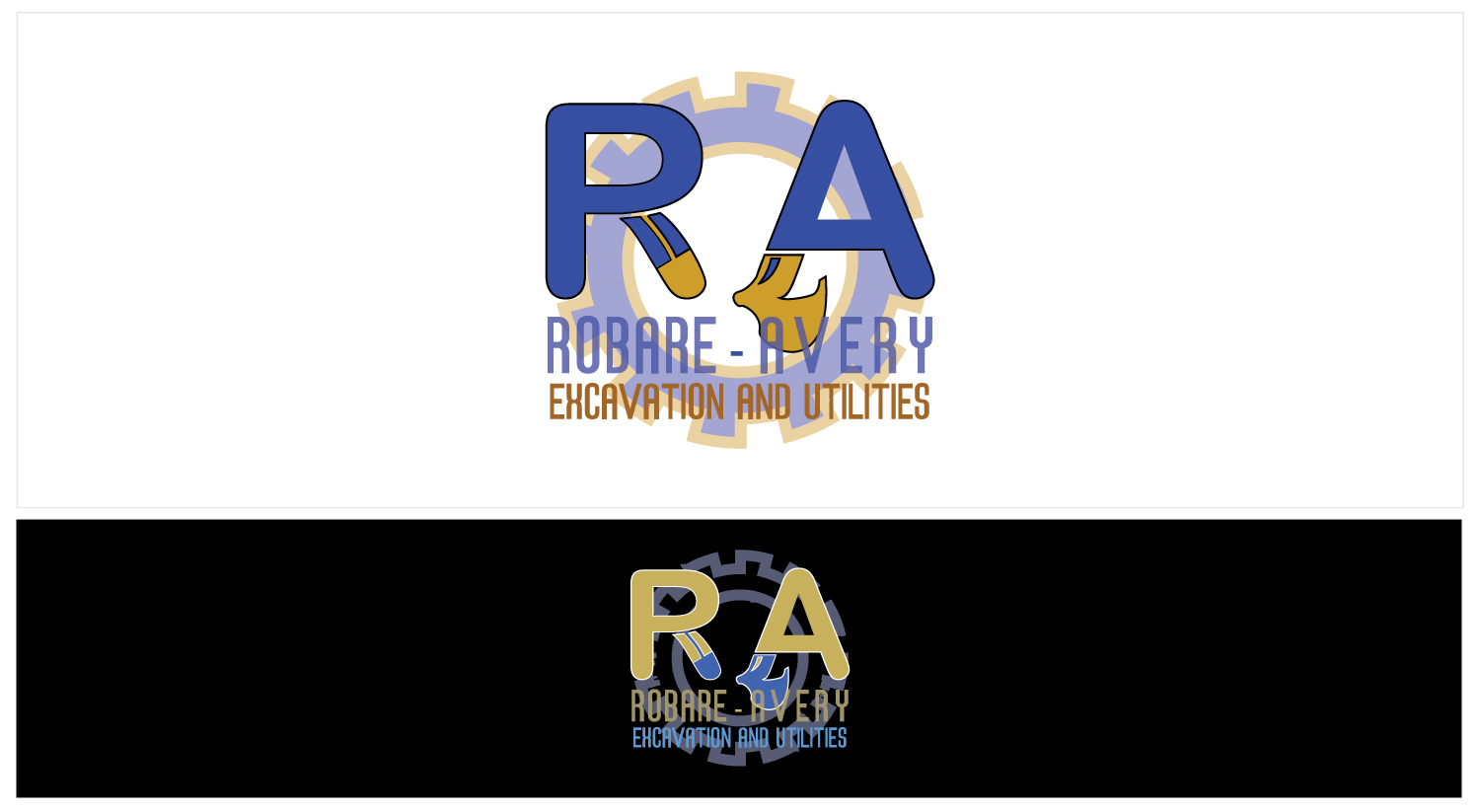 Logo Design by Noble for Robare-Avery Excavation and Utilities LLC | Design #19300008