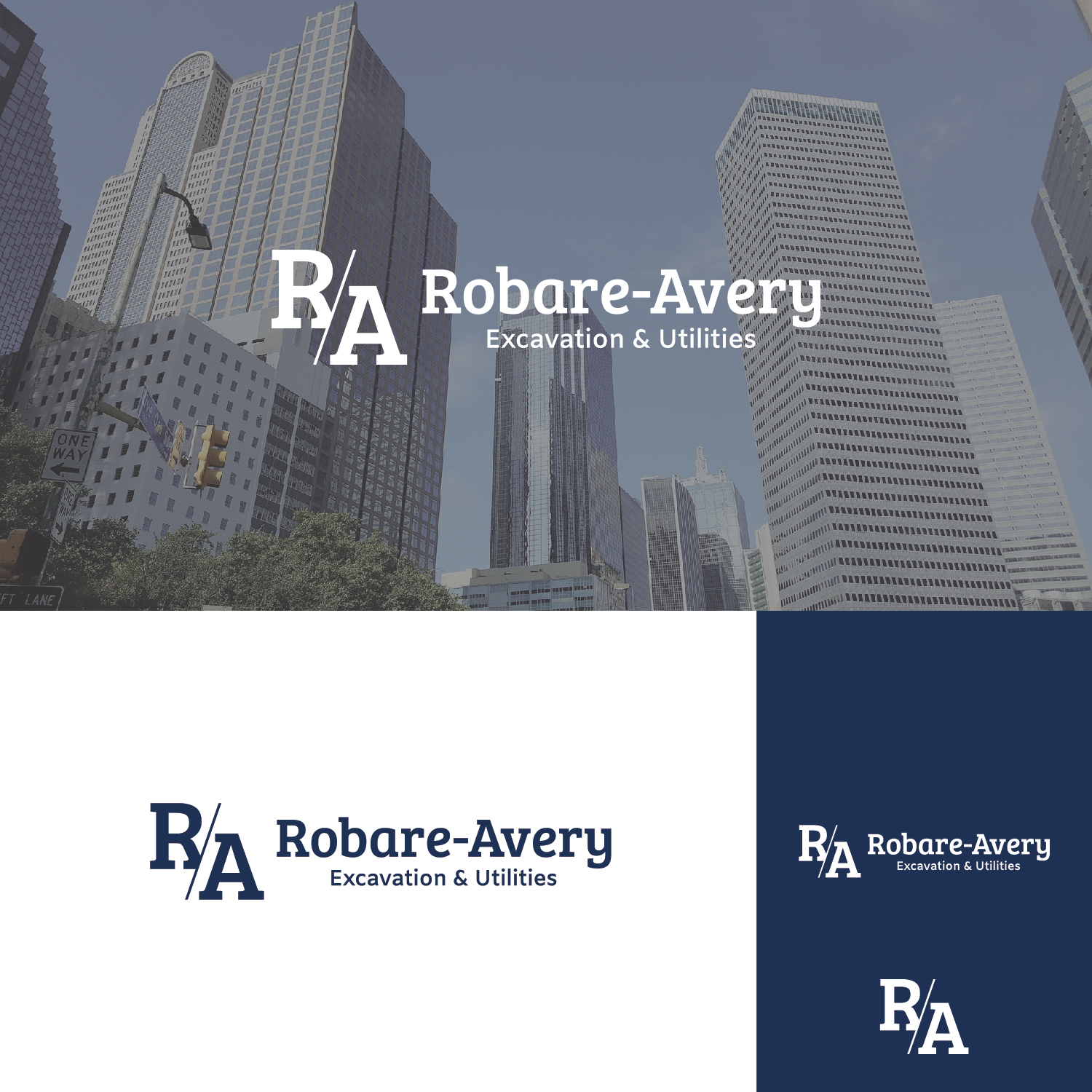 Logo Design by designbysy for Robare-Avery Excavation and Utilities LLC | Design #19330171