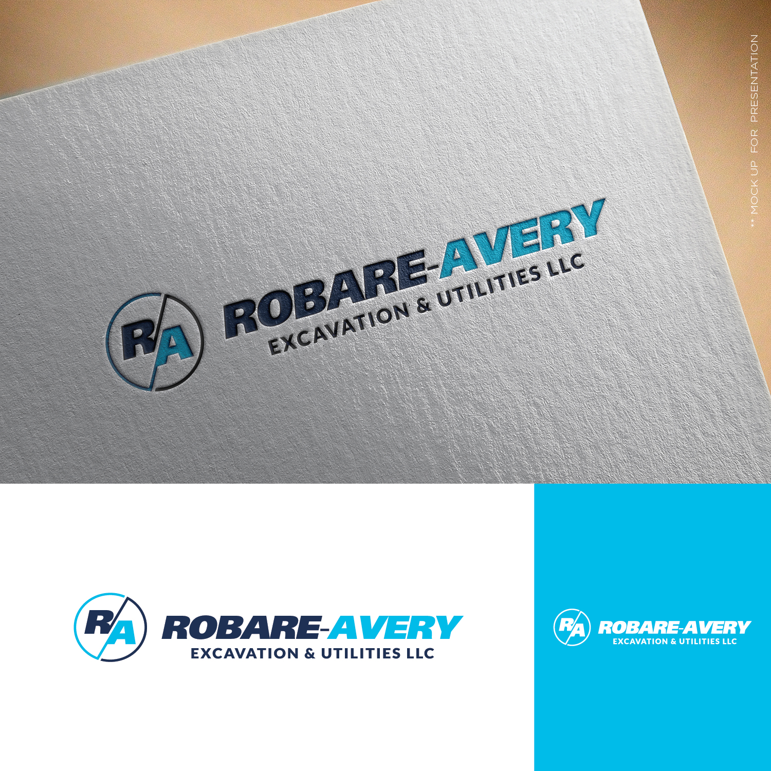 Logo Design by designbysy for Robare-Avery Excavation and Utilities LLC | Design #19346932