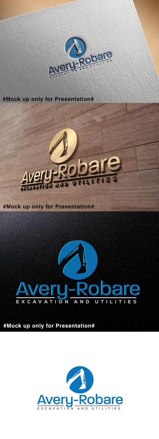 Logo Design by designmind78 for Robare-Avery Excavation and Utilities LLC | Design #19283261