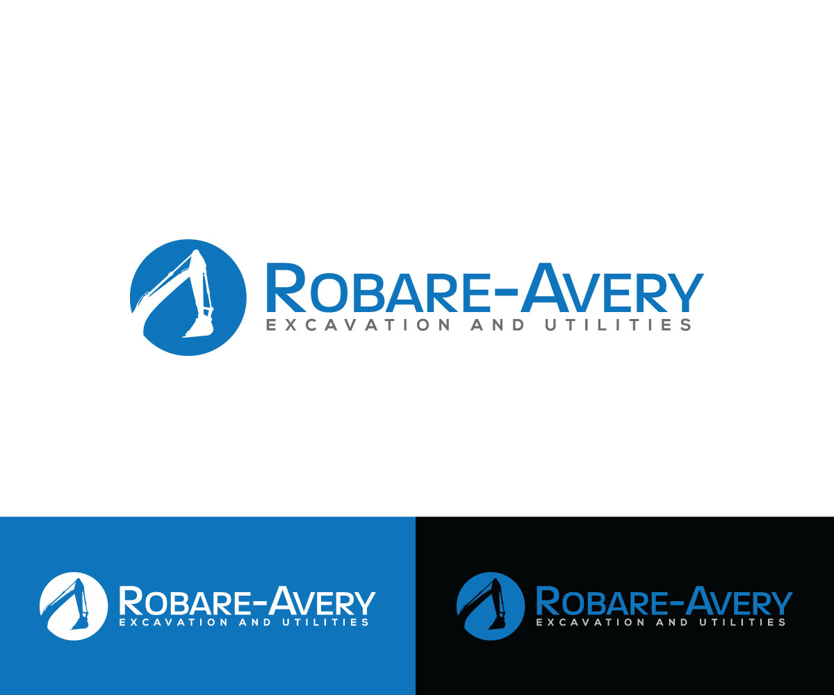 Logo Design by designmind78 for Robare-Avery Excavation and Utilities LLC | Design #19344974