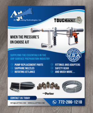 40k Ultra High Pressure Waterblasing Ad | Design de Flyer par alex989