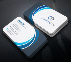 Business Card Professional Clean - Cryptozen | Business Card Design by Tilt