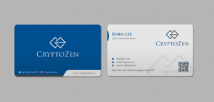 Business Card Design by INDIAN_Ashok for CryptoZen | Design: #19262105