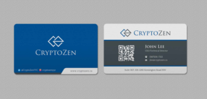 Business Card Design by INDIAN_Ashok for CryptoZen | Design: #19262107