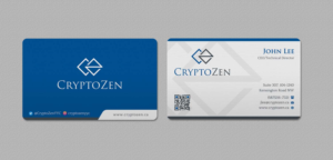 Business Card Design by INDIAN_Ashok for CryptoZen | Design: #19262114