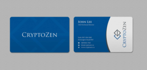 Business Card Design by INDIAN_Ashok for CryptoZen | Design: #19262117