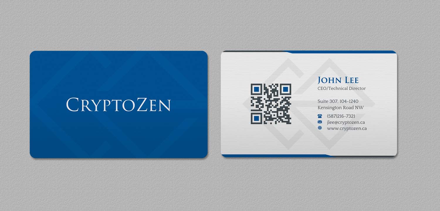 Diseño de Tarjeta de Presentación por INDIAN_Ashok para CryptoZen | Diseño #19262119
