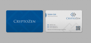 Business Card Design by INDIAN_Ashok for CryptoZen | Design: #19262124