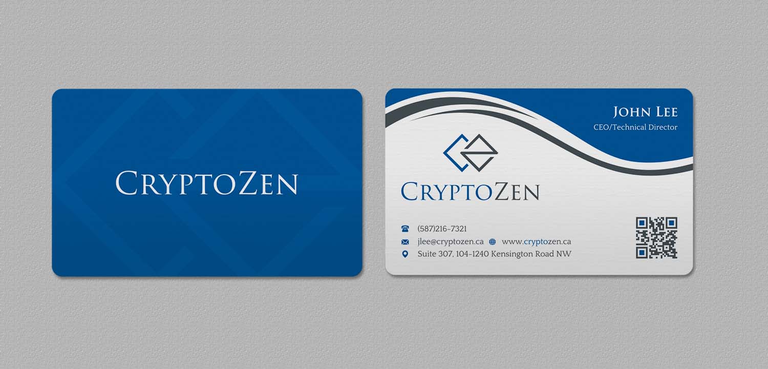 Business Card Design by INDIAN_Ashok for CryptoZen | Design #19262125
