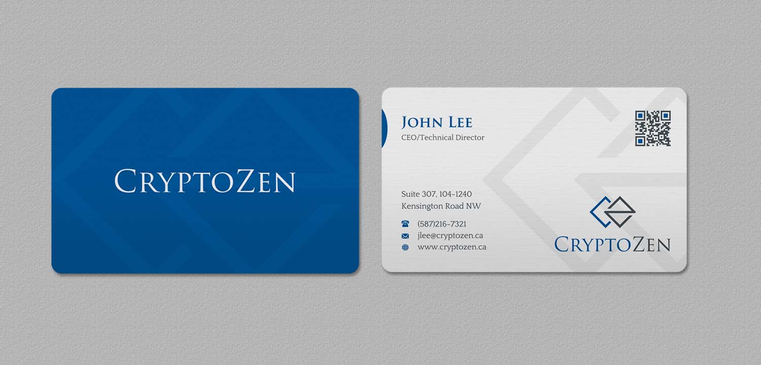 Business Card Design by INDIAN_Ashok for CryptoZen | Design #19262127