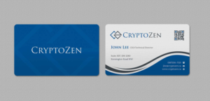 Business Card Design by INDIAN_Ashok for CryptoZen | Design: #19262128