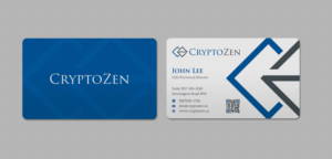 Business Card Design by INDIAN_Ashok for CryptoZen | Design: #19262131