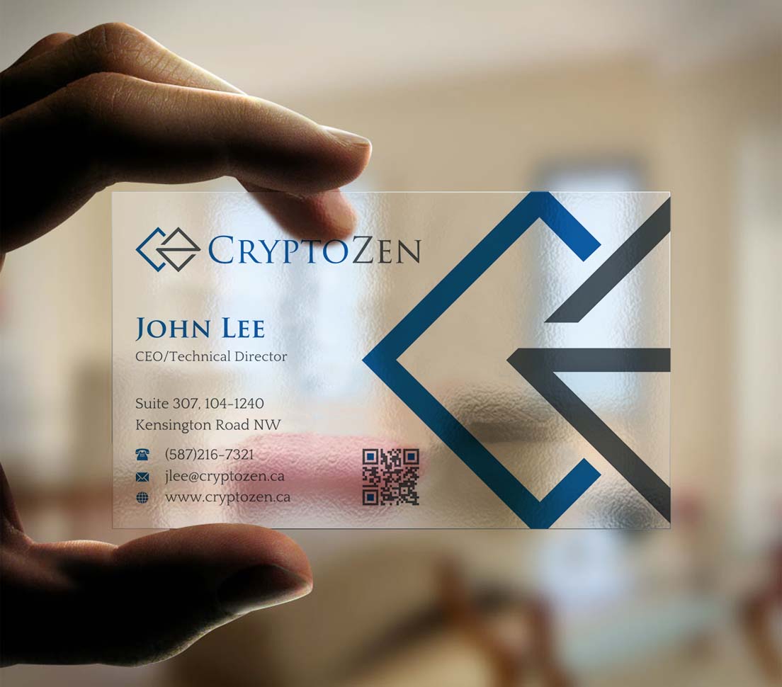 Business Card Design by INDIAN_Ashok for CryptoZen | Design #19262137