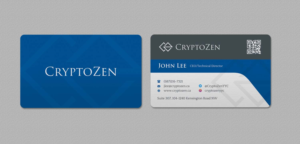 Business Card Design by INDIAN_Ashok for CryptoZen | Design: #19262138