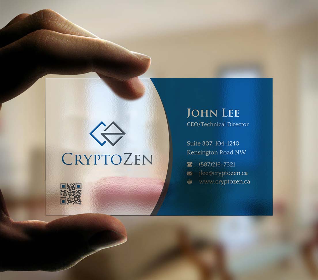 Business Card Design by INDIAN_Ashok for CryptoZen | Design #19262140