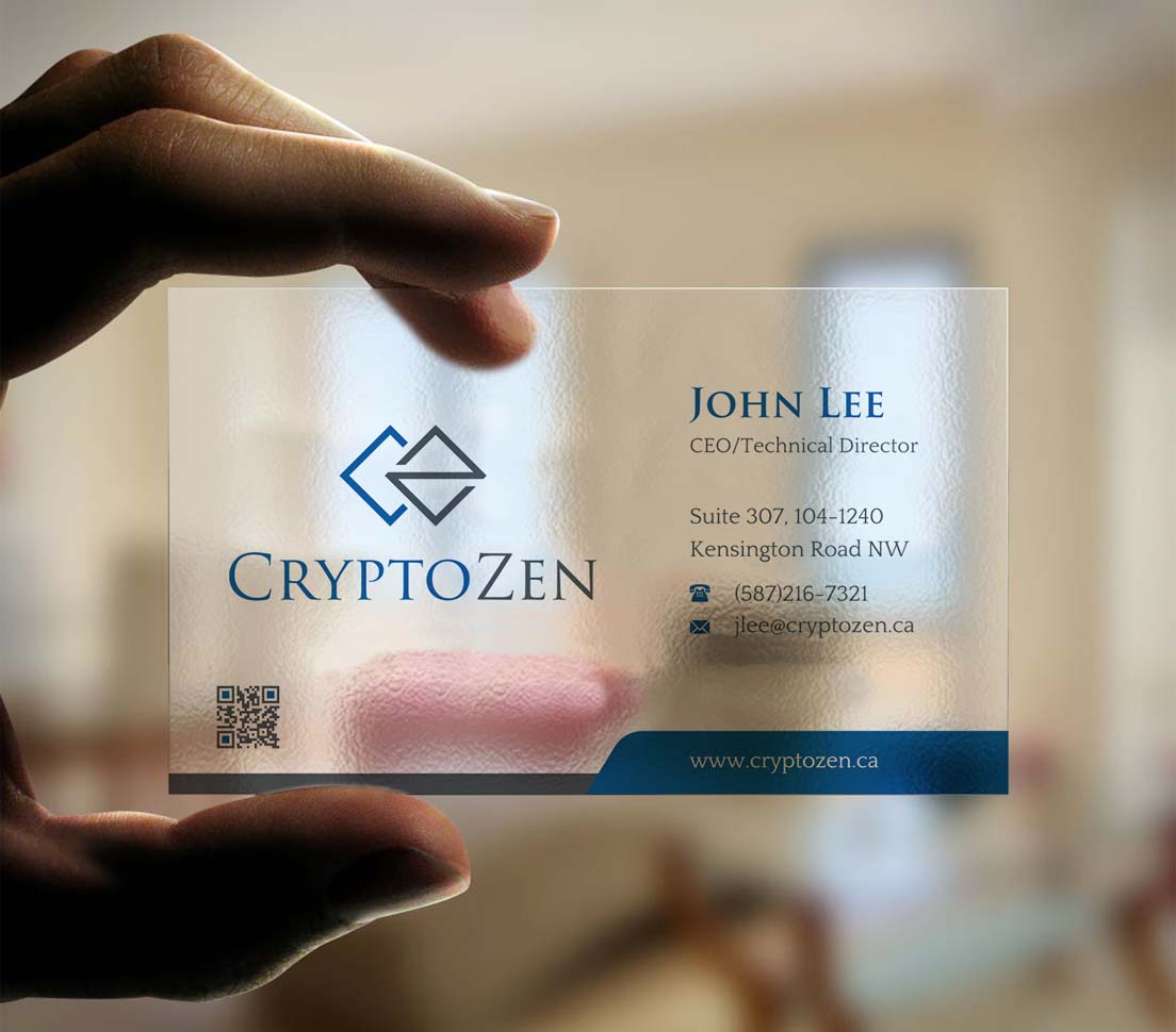 Business Card Design by INDIAN_Ashok for CryptoZen | Design #19262142