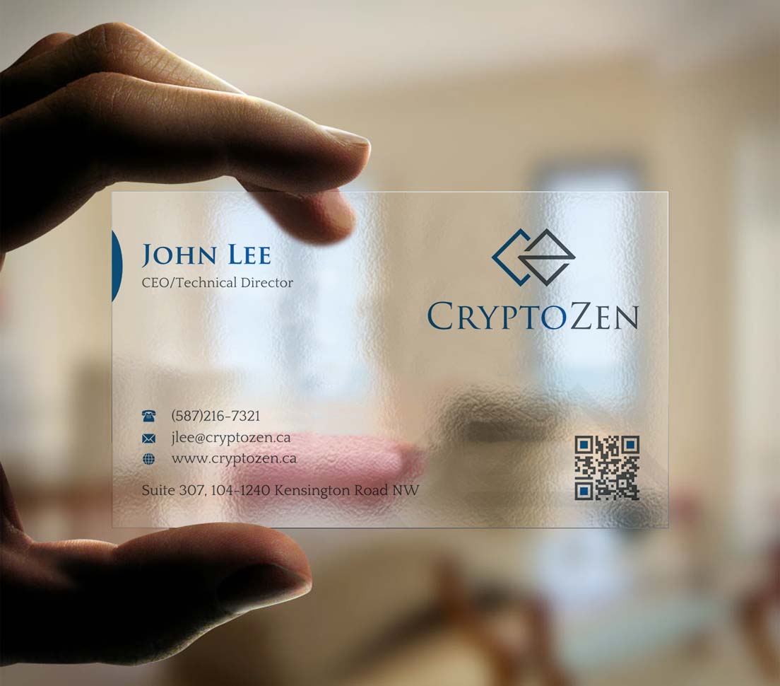 Business Card Design by INDIAN_Ashok for CryptoZen | Design #19262145