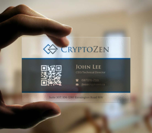 Business Card Design by INDIAN_Ashok for CryptoZen | Design: #19262146