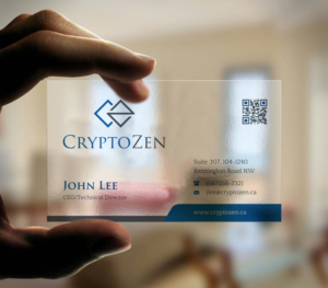 Business Card Design by INDIAN_Ashok for CryptoZen | Design: #19262147
