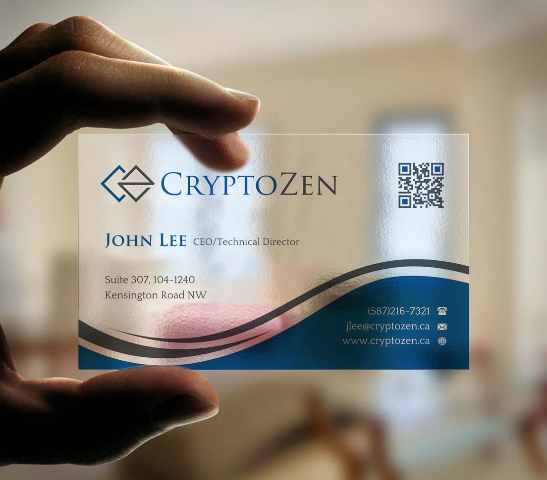 Business Card Design by INDIAN_Ashok for CryptoZen | Design #19262152