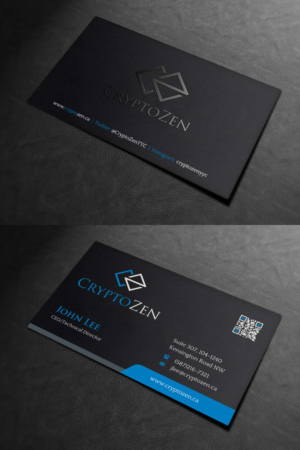 Business Card Design by INDIAN_Ashok for CryptoZen | Design: #19262433