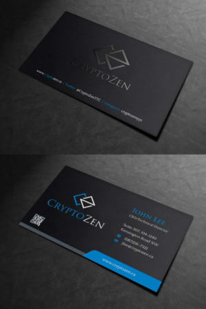 Business Card Design by INDIAN_Ashok for CryptoZen | Design: #19262434