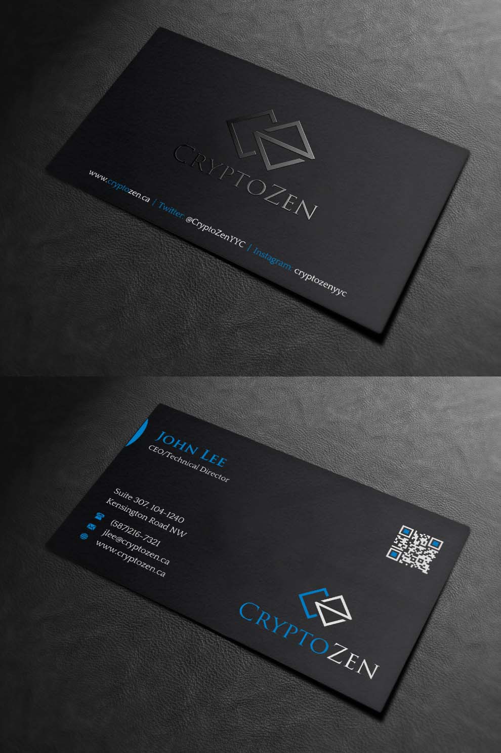 Business Card Design by INDIAN_Ashok for CryptoZen | Design #19262435
