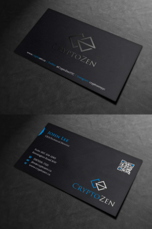 Business Card Design by INDIAN_Ashok for CryptoZen | Design: #19262435