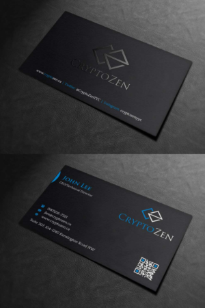 Business Card Design by INDIAN_Ashok for CryptoZen | Design: #19262436