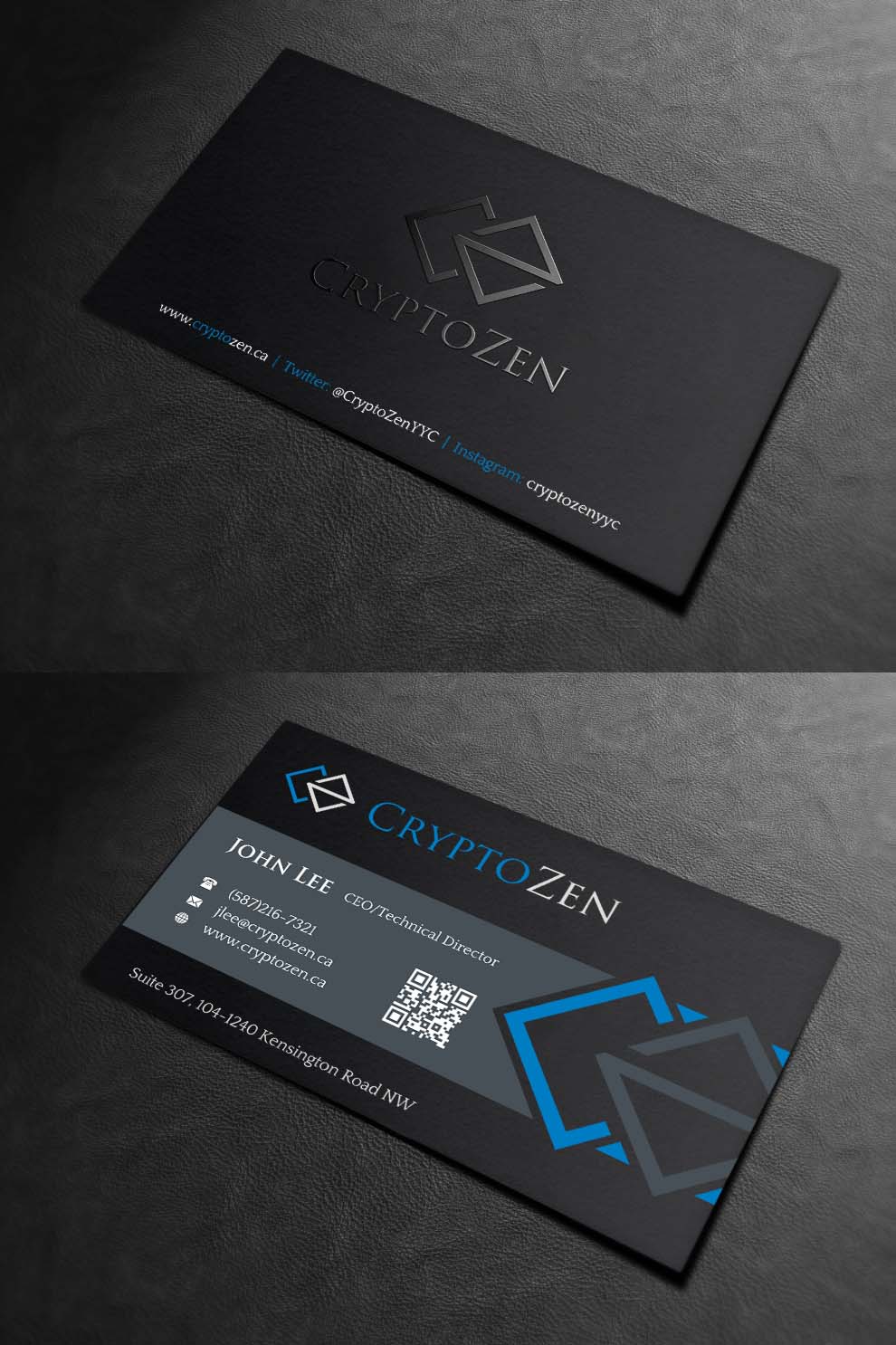 Design de Carte de Visite par INDIAN_Ashok pour CryptoZen | Design #19262437