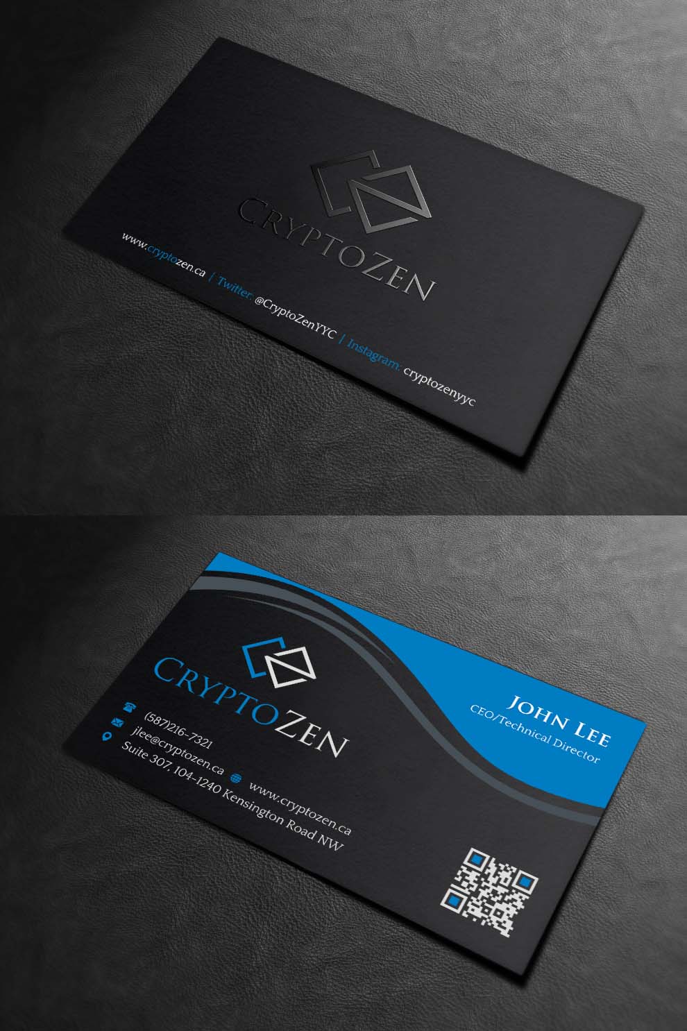 Business Card Design by INDIAN_Ashok for CryptoZen | Design #19262439