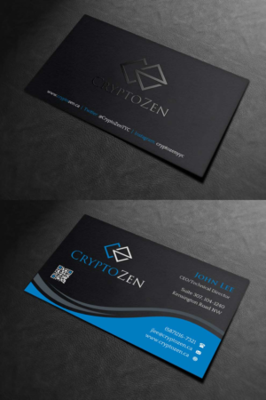 Business Card Design by INDIAN_Ashok for CryptoZen | Design: #19262440