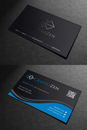 Business Card Design by INDIAN_Ashok for CryptoZen | Design: #19262441
