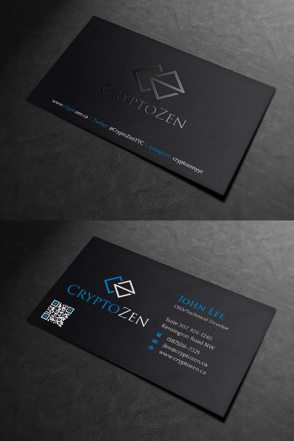 Business Card Design by INDIAN_Ashok for CryptoZen | Design #19262443