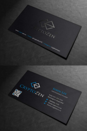 Business Card Design by INDIAN_Ashok for CryptoZen | Design: #19262443