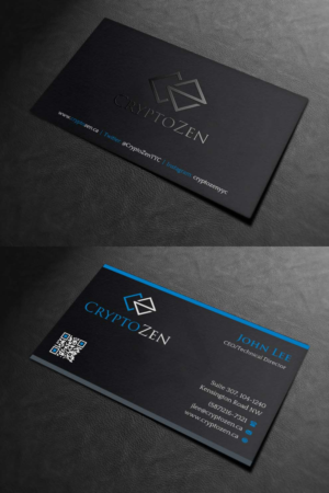Business Card Design by INDIAN_Ashok for CryptoZen | Design: #19262448