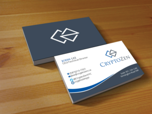 Business Card Design by Creations Box 2015 for CryptoZen | Design #19266196