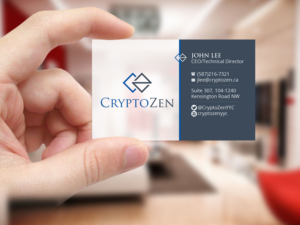 Business Card Design by Creations Box 2015 for CryptoZen | Design: #19266201