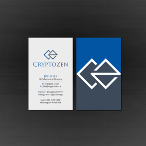 Business Card Design by Creations Box 2015 for CryptoZen | Design: #19266206